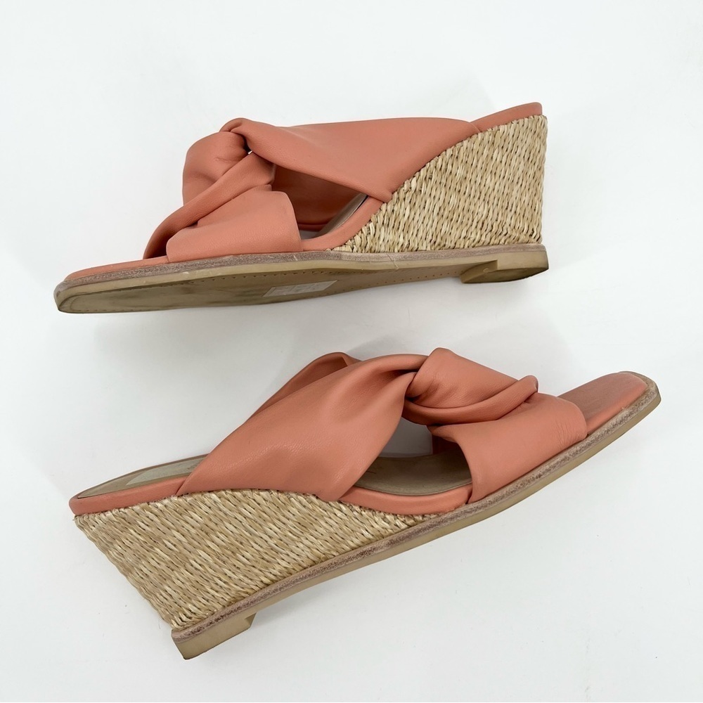 Dolce Vita Ninna Knot Coral Wedge Sandals Size 7 - Picture 6 of 10